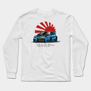 Skyline GTR R35 (Blue) Long Sleeve T-Shirt